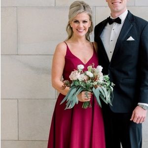 Hayley Paige occasions Style 5815 in burgundy